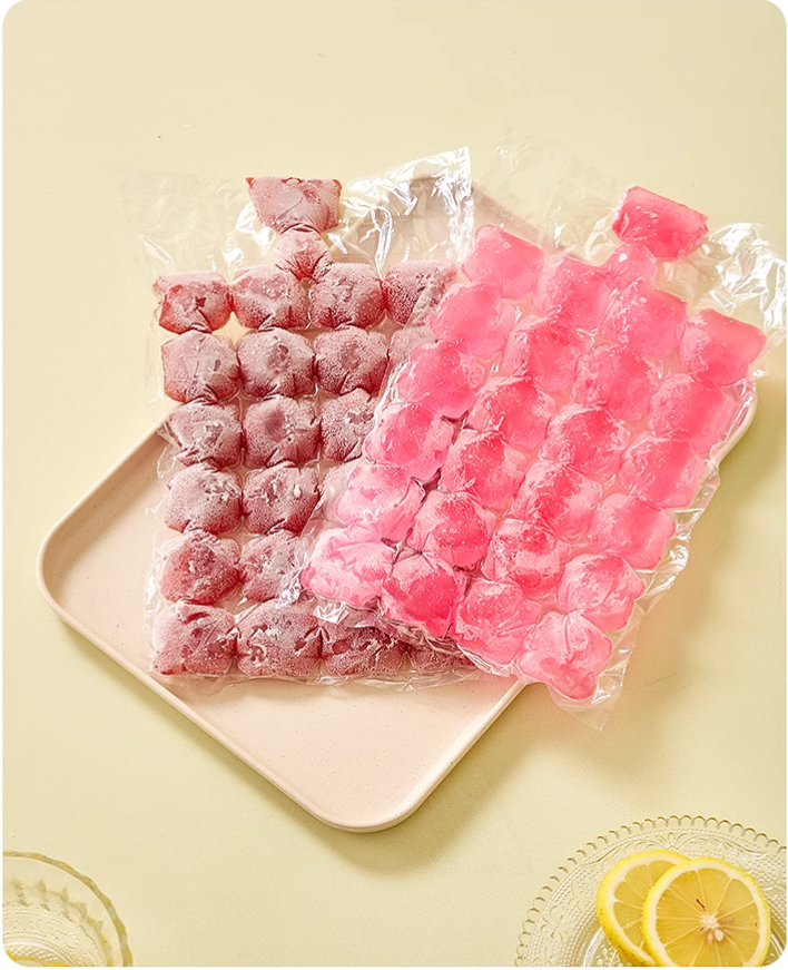 送料無料　　100PCS 使い捨てアイスバッグ　製氷　便利　　3297