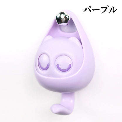 送料無料 壁掛けフック 猫 雑貨 壁掛 キーフック 鍵かけ 帽子掛け アンティーク風 ウォールフック ネコのテールフック 3410