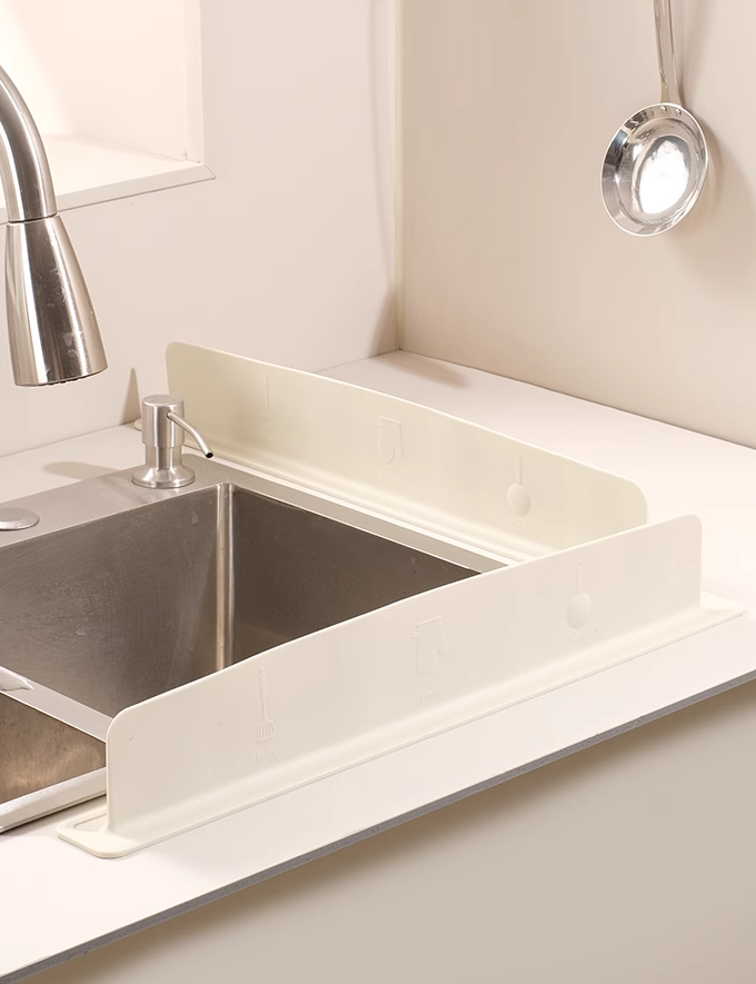 送料無料　2点セット　水はね防止 シンクプレート　キッチン周り 洗面台 手洗い　　3264