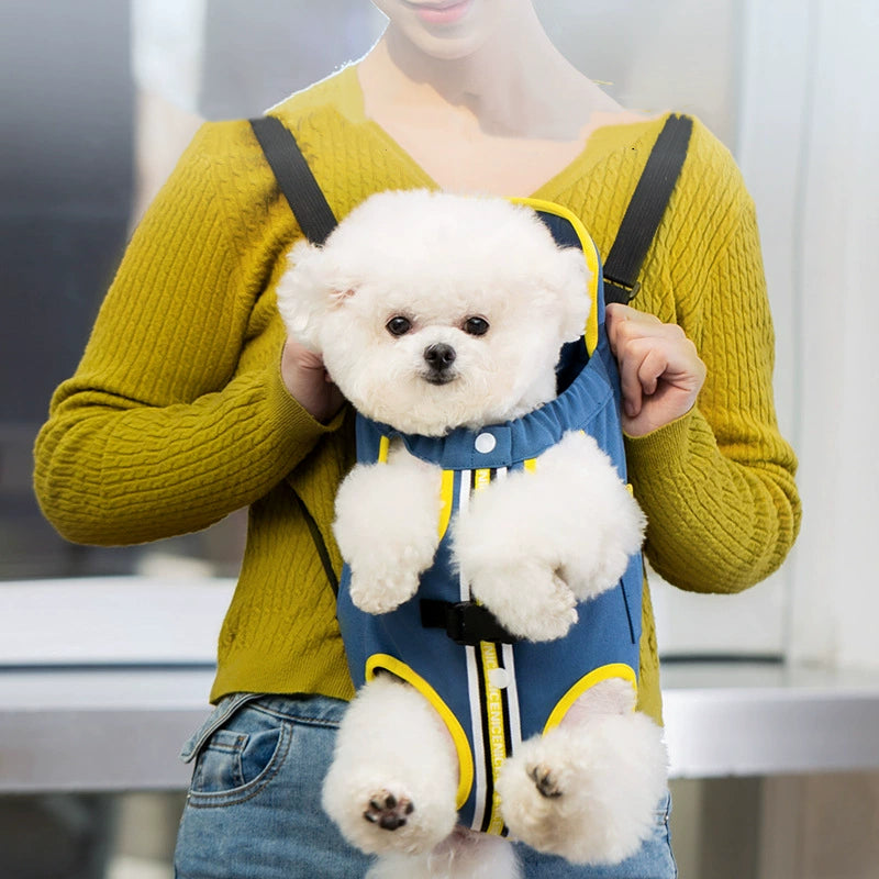 送料無料 ペットスリングメッシュ 犬 抱っこ紐 ドッグスリング ペットバッグ 小型犬 猫 キャリーバッグ 飛び出し防止ストラップ付 調節可能 ポケット付き 3309