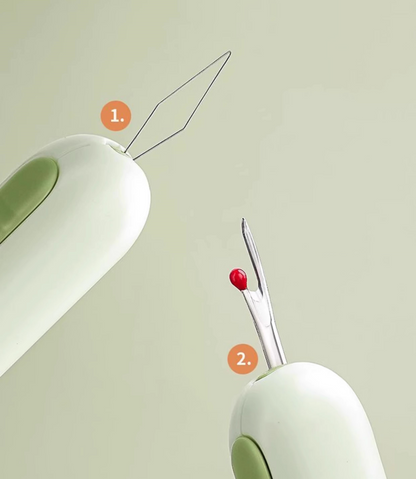 送料無料　2点セット 2 個のシームリッパーミシン　糸通し補助ツール　縫い目糸リムーバー　簡単糸通　3307