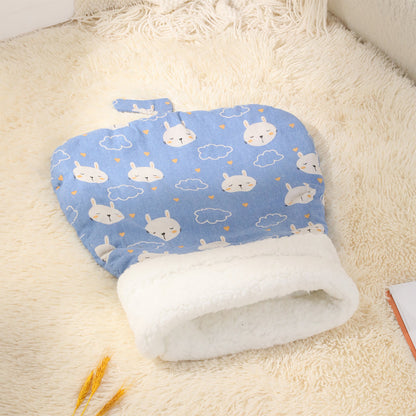 ペットベッド 犬 猫 寒さ対策 猫布団 小型犬 滑り止め 寝袋 犬猫用 ネコ 秋冬用 暖かい ふんわり 柔らかい クッション マット 肌触りのよい 3320