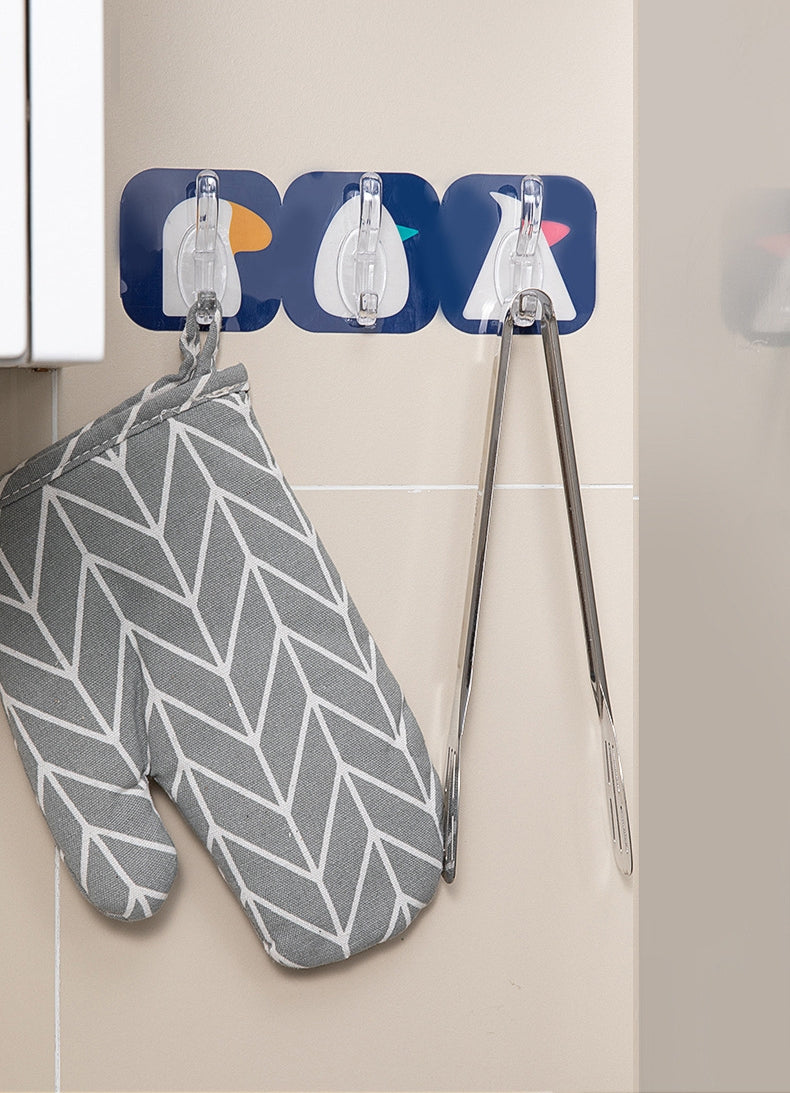 送料無料 フック 粘着タイプ 強力 透明 おしゃれ 10個入り 壁掛け 小 屋外 収納 フック 貼り付け クリア 最大耐荷重 3385