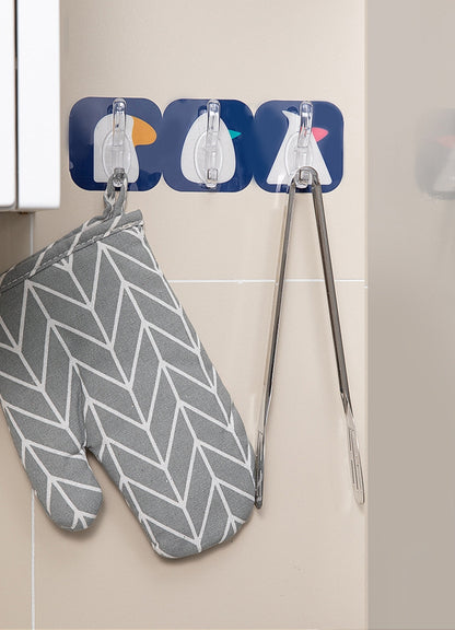 送料無料 フック 粘着タイプ 強力 透明 おしゃれ 10個入り 壁掛け 小 屋外 収納 フック 貼り付け クリア 最大耐荷重 3385