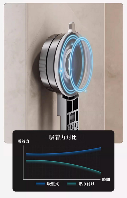 送料無料　　吸盤式タオル掛け　トイレ　浴室　物干しハンガー　3271