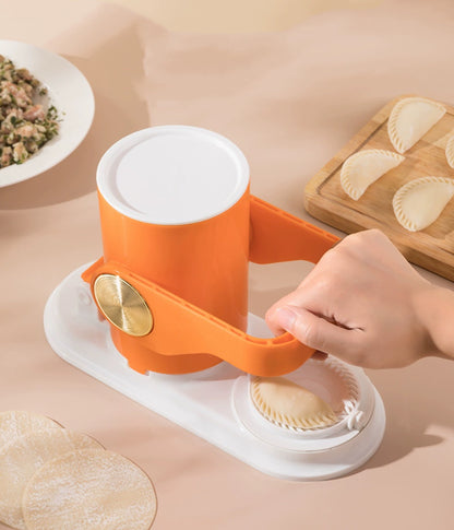 送料無料 餃子皮機 餃子メーカー【10秒で素早く餃子を作る】簡単操作 省力 ギョーザ皮作り道具 キッチン餃子金型 餃子 ギョウザ 作り金型 餃子型 つつみ機 餃子の皮 機械 3427