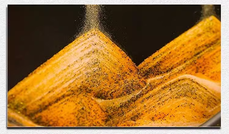 送料無料　流砂画の置物　砂時計　玄関　オフィス　プレゼント　3283