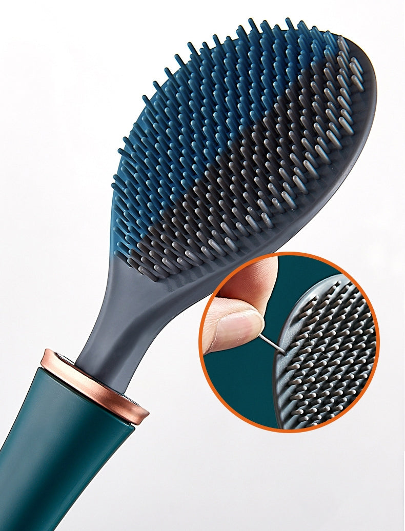 送料無料　トイレブラシ シリコン 壁掛け クリーナー ブラシ ホルダー トイレ バスルーム  便器掃除 自動開閉 トイレ掃除ブラシ おしゃれ トイレ用品 3323