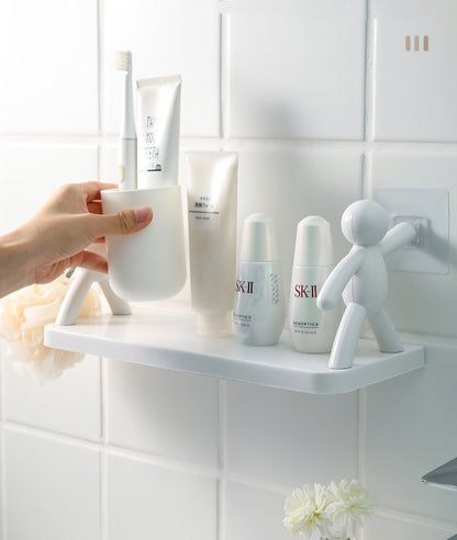 送料無料 ウォールシェルフ ウォールラック 壁掛けトレイ 小物置き 小物ホルダー 壁面収納 ソープホルダー せっけん置き 浴室 洗面台 キッチン インテリ 3399
