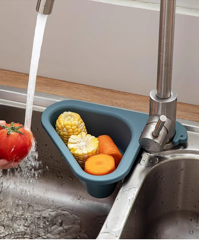 送料無料　蛇口にかける三角コーナーラック  ブランス コーナーラック 水切り スポンジ置き 3366