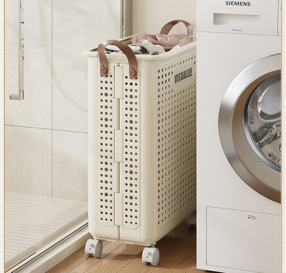 送料無料　ランドリーバスケット 洗濯カゴ ふた付き  ラタン キャスター 大容量 70l 収納 スリム 籐 ランドリーワゴン おしゃれ ワゴン 防水 通気性 大きい 洗濯物 蓋 軽い　3352