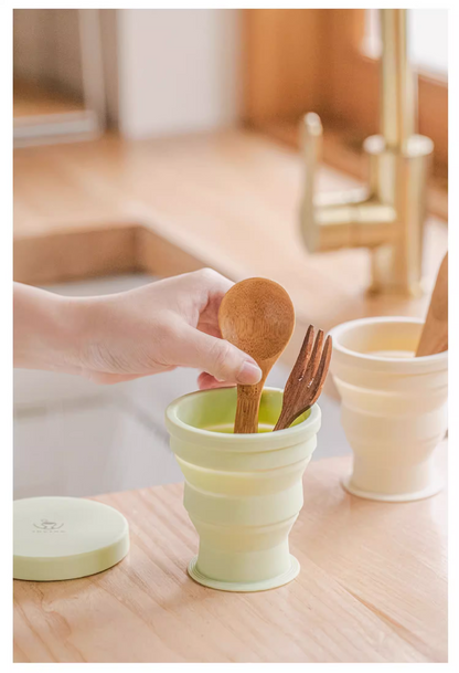 送料無料　3点セット　折り畳みコップ　食品レベル　アウトドア　旅行　　3263