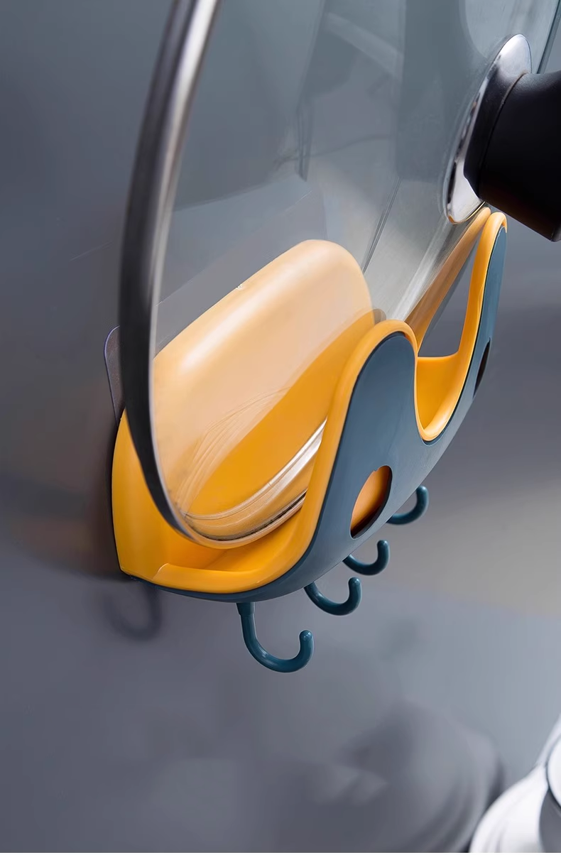 送料無料 鍋ふた ラック スタンド キッチン フック 鍋蓋 なべふた 収納 キッチン用品 おしゃれ 3428