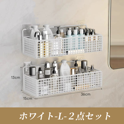 送料無料 ワイヤーバスケットラック 壁掛け 収納 壁面収納 ウォールポケット ウォールラック カゴ ウッド カントリー 3357