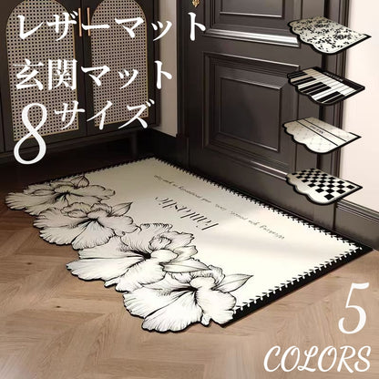 送料無料　レザーマット　玄関マット　　3282