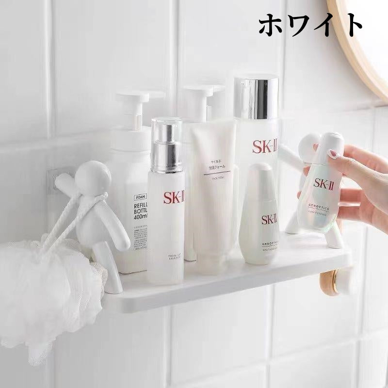 送料無料 ウォールシェルフ ウォールラック 壁掛けトレイ 小物置き 小物ホルダー 壁面収納 ソープホルダー せっけん置き 浴室 洗面台 キッチン インテリ 3399