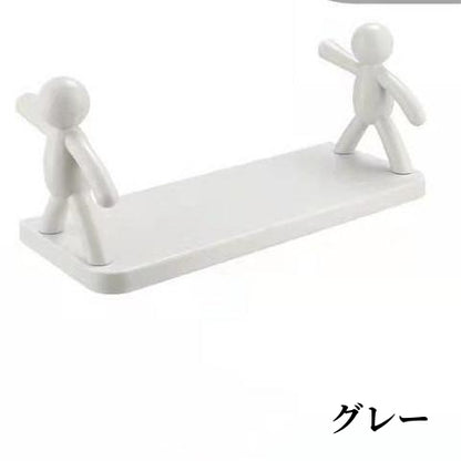 送料無料 ウォールシェルフ ウォールラック 壁掛けトレイ 小物置き 小物ホルダー 壁面収納 ソープホルダー せっけん置き 浴室 洗面台 キッチン インテリ 3399