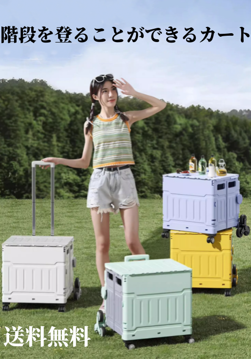 送料無料　　階段を登ることができるカート　　　3205