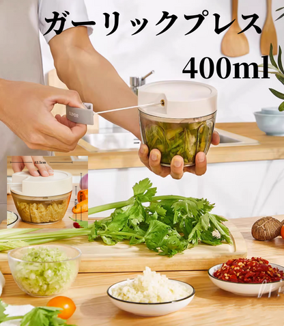 ガーリックプレス  にんにくつぶし器  400ml   3106