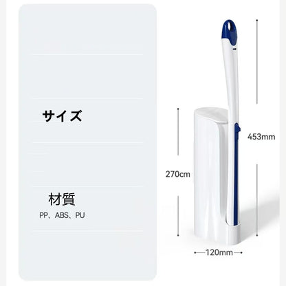 使い捨てトイレブラシ  クリーニングヘッド付き  3004