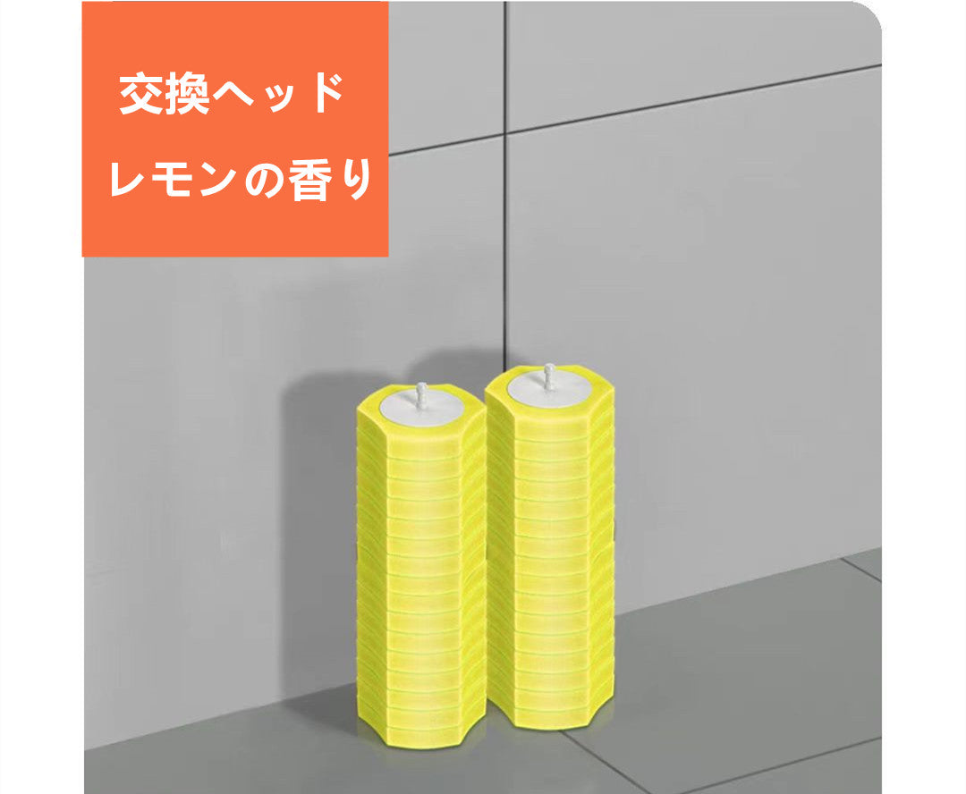 使い捨てトイレブラシ  クリーニングヘッド付き  3004