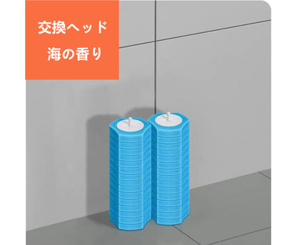 使い捨てトイレブラシ  クリーニングヘッド付き  3004