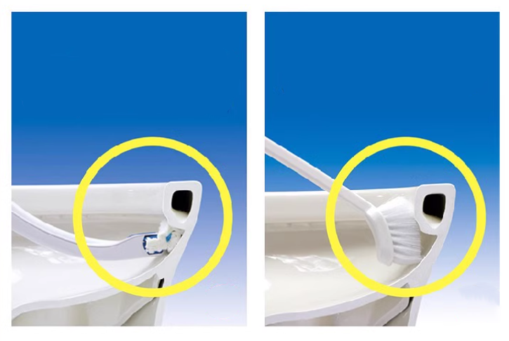 送料無料　トイレブラシ1点+ヘッド36枚　　除菌　水に流せる　3209