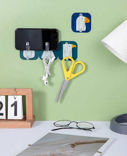 送料無料 フック 粘着タイプ 強力 透明 おしゃれ 10個入り 壁掛け 小 屋外 収納 フック 貼り付け クリア 最大耐荷重 3385