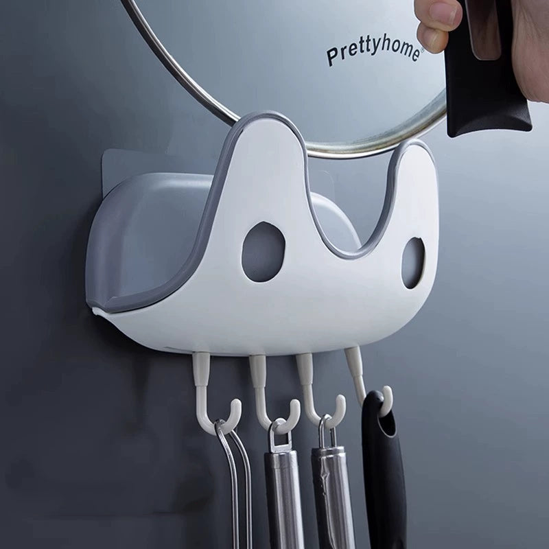 送料無料 鍋ふた ラック スタンド キッチン フック 鍋蓋 なべふた 収納 キッチン用品 おしゃれ 3428