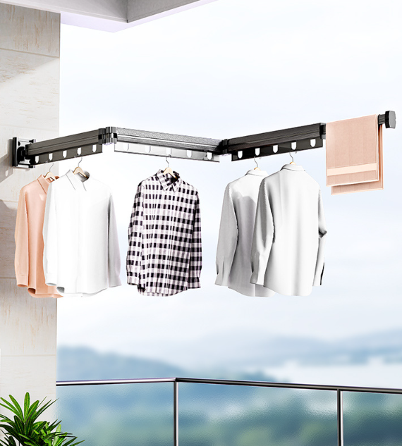 送料無料　折り畳み式洗濯物干し  吸盤式 場所を取らない    3229