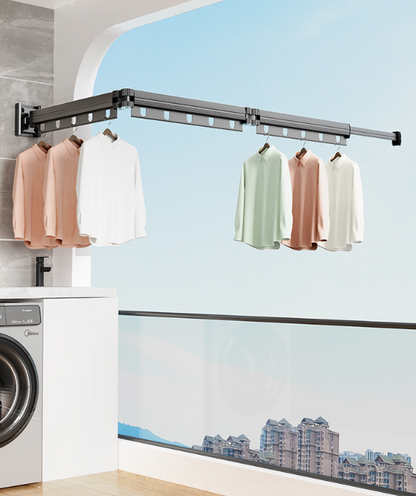 送料無料　折り畳み式洗濯物干し  吸盤式 場所を取らない    3229