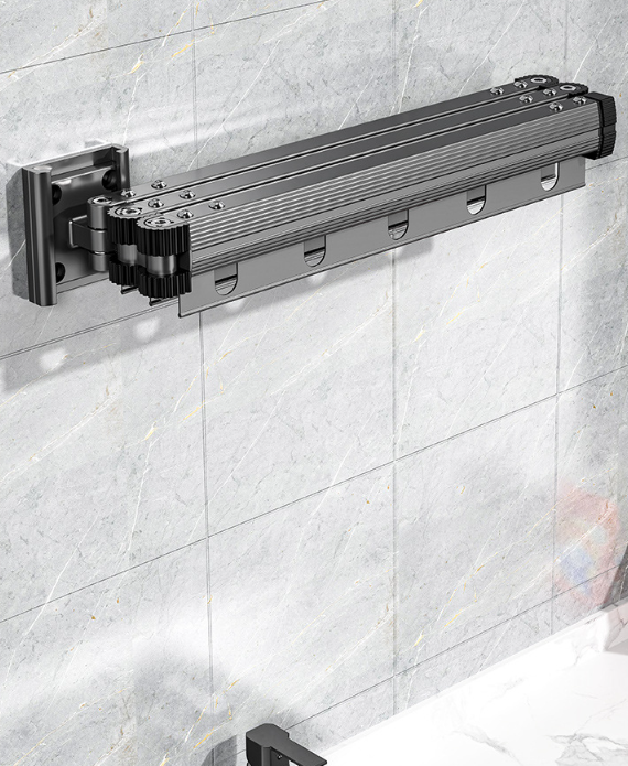 送料無料　折り畳み式洗濯物干し  吸盤式 場所を取らない    3229