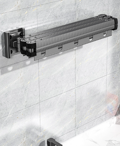 送料無料　折り畳み式洗濯物干し  吸盤式 場所を取らない    3229