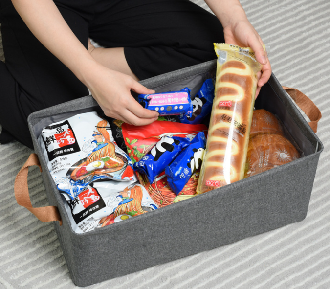 送料無料　2点セット 折りたたみ可能衣類収納ボックス    3212