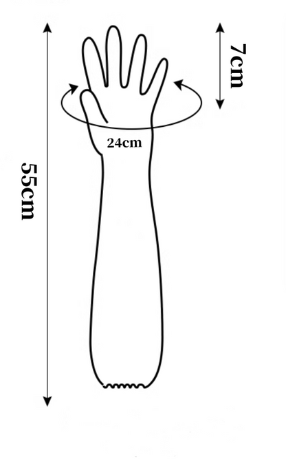 送料無料　30点セット　使い捨て延長手袋　　　3210