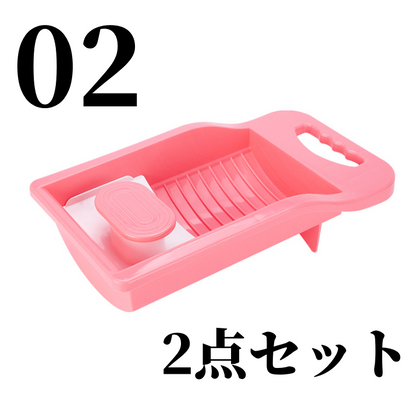 送料無料　2点セット 靴下の洗濯板  時間と労力を省く      3219