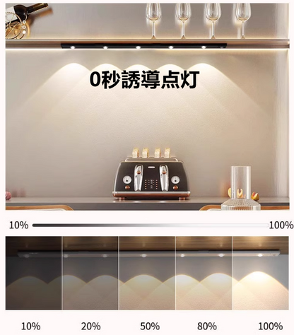 送料無料　led無線人体誘導ランプ 穴あけ不要　　充電式　玄関　3236