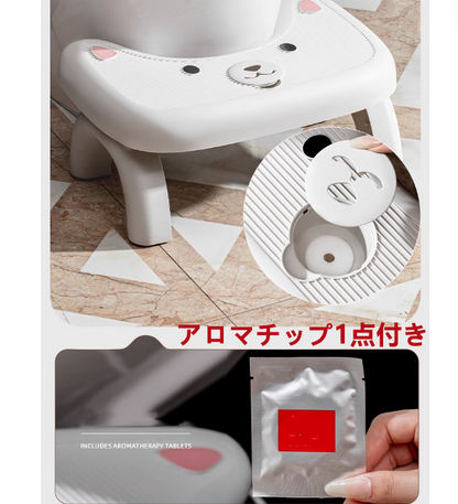 送料無料　折り畳みトイレ用踏み台　トイレ　妊婦　子供用踏み台　3238