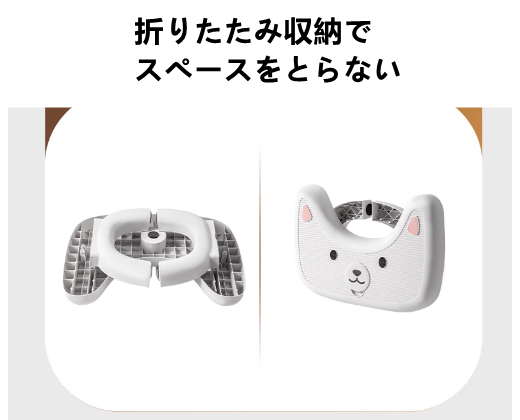 送料無料　折り畳みトイレ用踏み台　トイレ　妊婦　子供用踏み台　3238