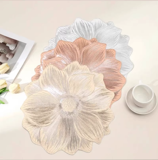 送料無料　2点セット  ランチョンマット  PVC  断熱　テーブルマット　　　3243