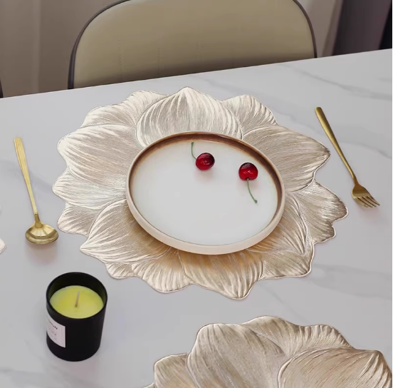 送料無料　2点セット  ランチョンマット  PVC  断熱　テーブルマット　　　3243