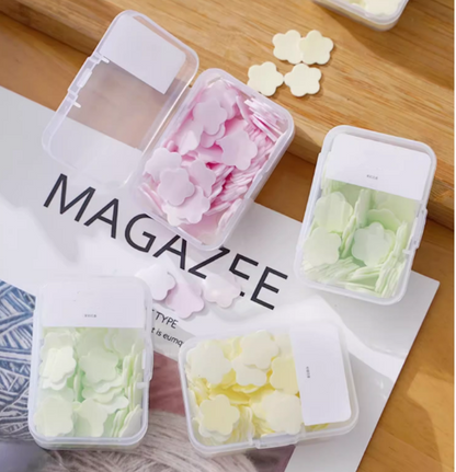 送料無料　10点セット（600枚ぐらい）　ミニ石鹸フレーク　かわいい　学生　旅行　便利　3249