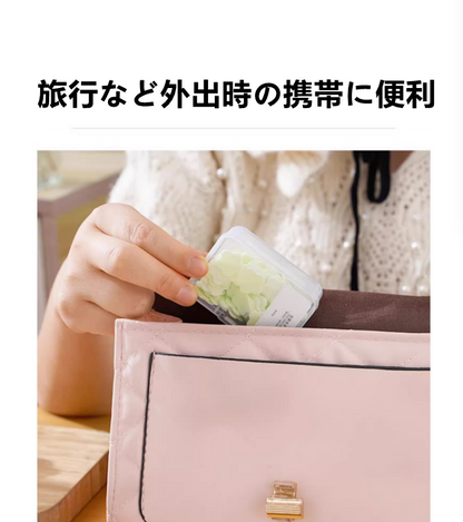 送料無料　10点セット（600枚ぐらい）　ミニ石鹸フレーク　かわいい　学生　旅行　便利　3249