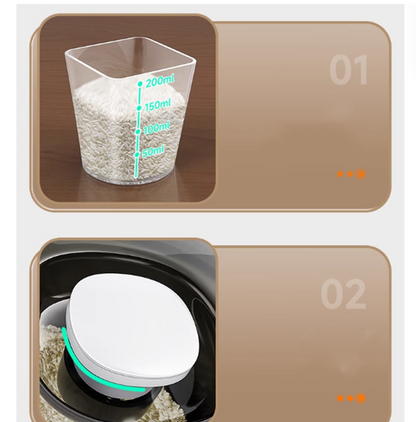 送料無料　　米びつ　　虫よけ　湿気を防ぐ　　雑穀　米 　　3255