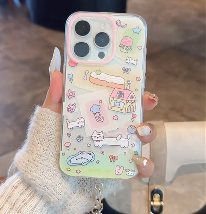 スマホケース　iPhoneケース　動物　可愛い　1100