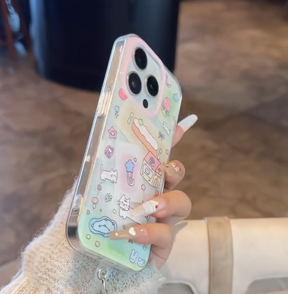 スマホケース　iPhoneケース　動物　可愛い　1100