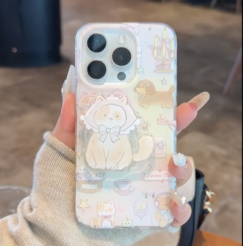 スマホケース　　iPhoneケース 可愛い　　おしゃれ 　ねこ　　　1130