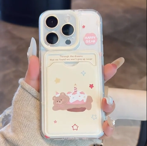 スマホケース　iPhoneケース 可愛い　クマ　おしゃれ スマホケース  1132