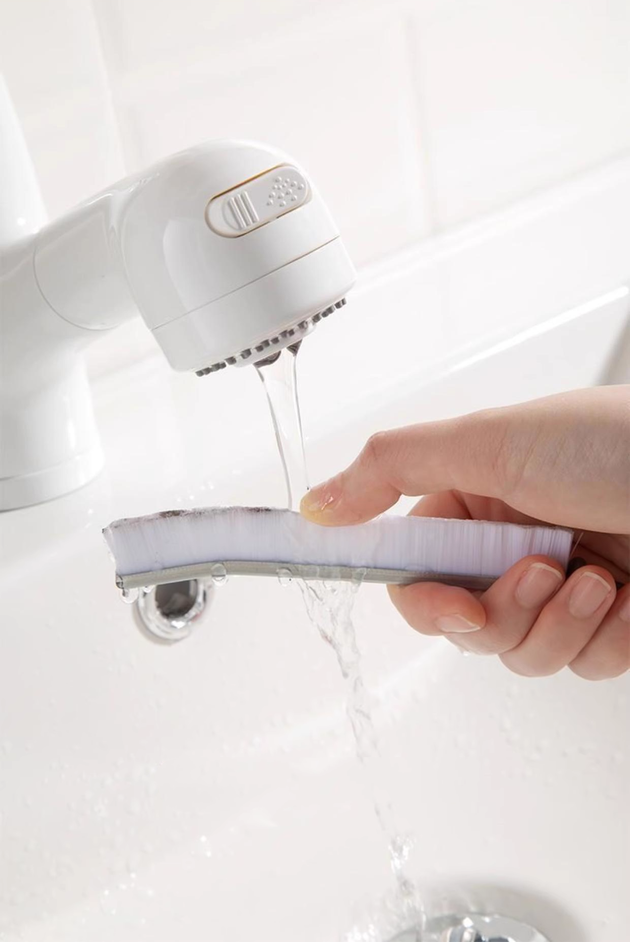 送料無料　5点セット　多機能スリットブラシ　浴室　トイレ　3289